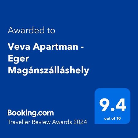 Veva Apartman - Eger Maganszallashely Eksteriør bilde